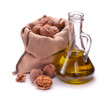 Photo: Walnut oil with nuts Walnut oil with nuts