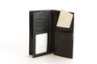 Wallet with bank credit cards on a white background