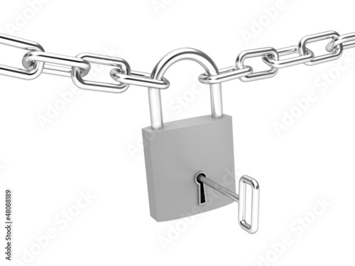 Illustration: Lock on chain Lock on chain