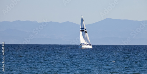 Photo: The Sailboat on the Sea The Sailboat on the Sea