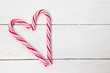 Foto: Zuckerstange Herzform Zuckerstange Herzform