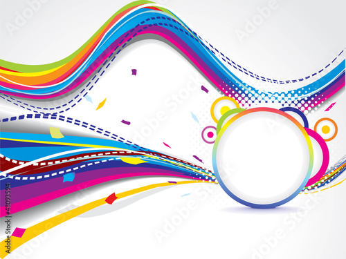 Vector: abstract colorfull wave background abstract colorfull wave background