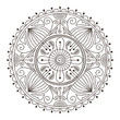 Doodle mandala
