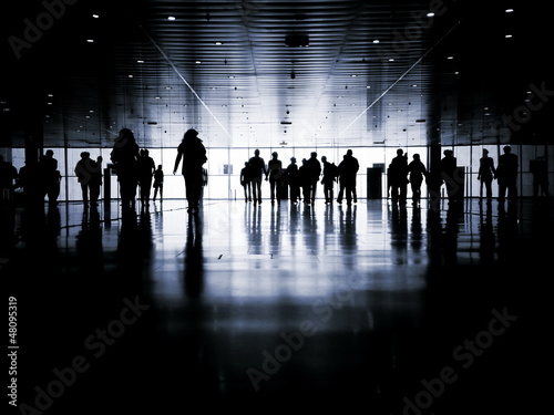 Photo: business people pedestrian business people pedestrian