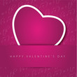 Hearts for Valentine's day card