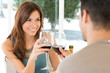 Young Couple Drinking Wine