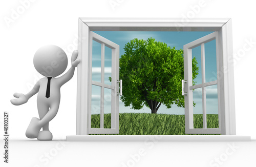 Illustration: Open window Open window