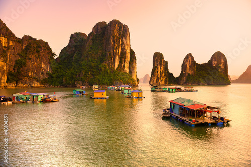 Photo: Halong Bay, Vietnam. Unesco World Heritage Site. Halong Bay, Vietnam. Unesco World Heritage Site.
