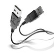 Two black usb plugs