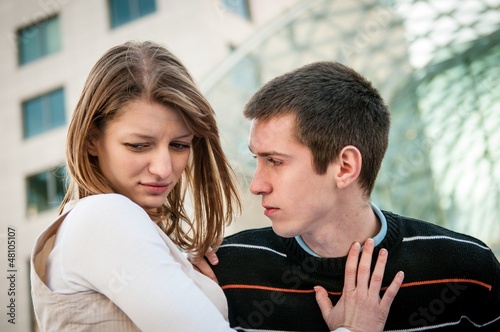 Photo: Relationship problem - couple portrait Relationship problem - couple portrait