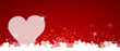 red hearts background