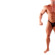 bodybuilder flexing