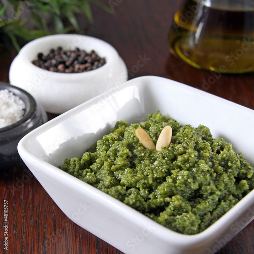 Photo: frisches bärlauch-pesto frisches bärlauch-pesto