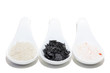 Salt pink, black and gray