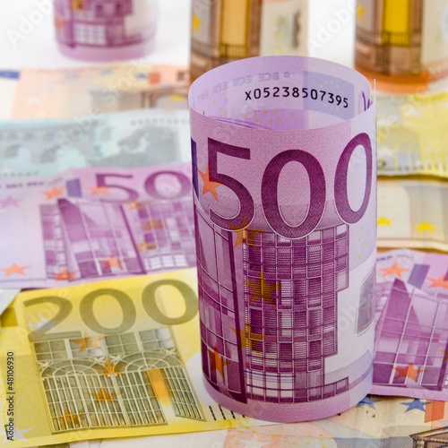Photo: Euro Geldscheine Euro Geldscheine