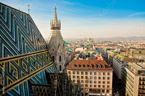 Photo: Blick vom Stephansdom Blick vom Stephansdom