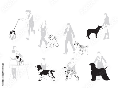 Vector: The World of Dog Shows - illustration The World of Dog Shows - illustration
