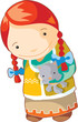 Illustration: Red indian girl Red indian girl