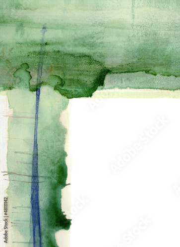 Photo: Abstract green frame Abstract green frame