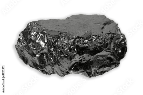 Photo: ein Stück Kohle, anthrazit, a lump of coal, anthracite ein Stück Kohle, anthrazit, a lump of coal, anthracite