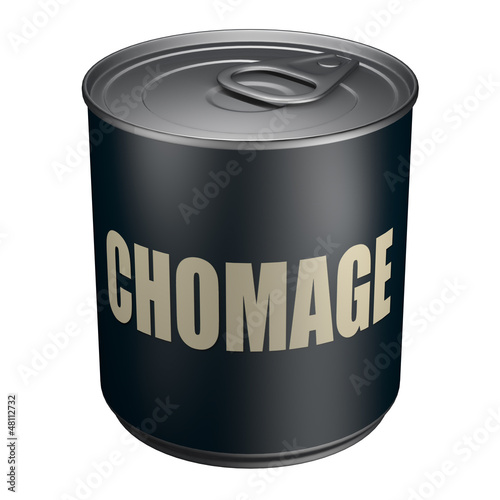 Illustration: Chômage - Boite de conserve Chômage - Boite de conserve
