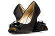Black high heel women shoes