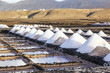 Photo: Salt refinery, Saline from Janubio, Lanzarote, Spain Salt refinery, Saline from Janubio, Lanzarote, Spain