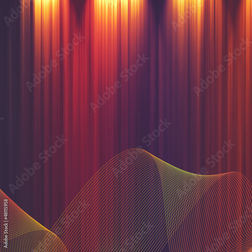 Photo: Abstract illuminated striped backgrounds for your design Abstract illuminated striped backgrounds for your design