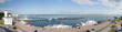 Rügen, Sassnitz Hafen, Mole, Ostsee, Panorama