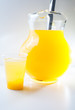 Maracuya/Passionfruit drink on white background