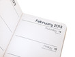 Valentines day reminder - diary February 14