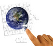 Global business solutions concept  - elements provided by NASA