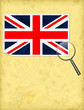 Illustration: United Kingdom looked at in detail - concept, metaphor United Kingdom looked at in detail - concept, metaphor
