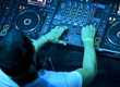 Dj playing the track