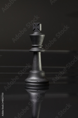 Photo: chess pieces on the board chess pieces on the board
