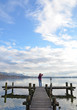 Foto : Girl on the jetty Girl on the jetty