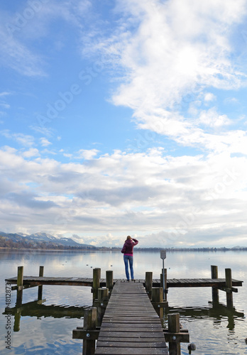 Photo: Girl on the jetty Girl on the jetty