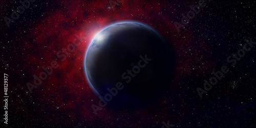 Illustration: pianeta blu - new blue planet pianeta blu - new blue planet