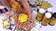 Video: pouring pills in hand pouring pills in hand