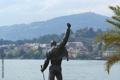 Photo: Switzerland, Montreux, Freddie Mercury monument Switzerland, Montreux, Freddie Mercury monument