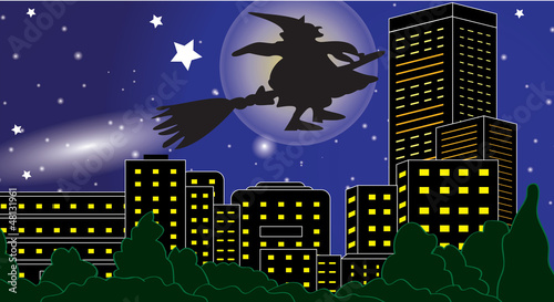 Illustration: befana - strega befana - strega