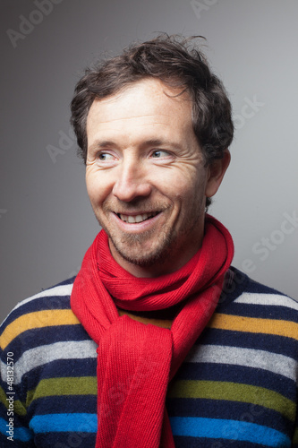 Photo: man smiling man smiling