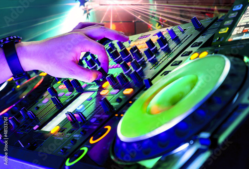 Photo: Dj playing the track Dj playing the track