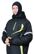 A man in a sports ski jacket