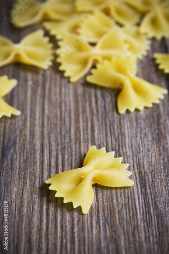 Photo: Italian pasta - Farfallette Italian pasta - Farfallette