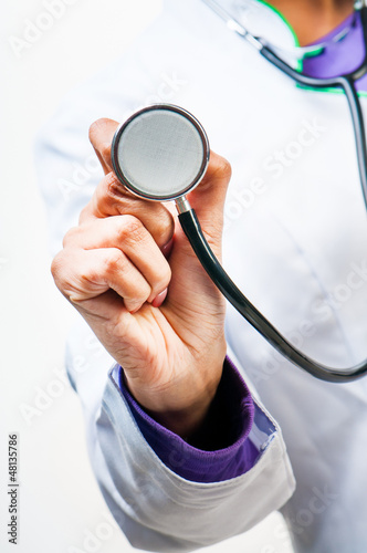 Photo: doctor with stethoscope doctor with stethoscope