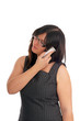 Photo: Business woman with mobile phone Business woman with mobile phone