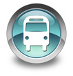 Illustration: Light Blue Glossy Pictogram "Bus / Ground Transportation" Light Blue Glossy Pictogram "Bus / Ground Transportation"
