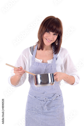 Photo: attraktive Hausfrau attraktive Hausfrau