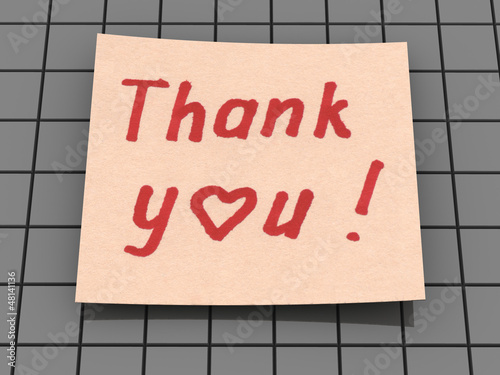 Illustration: thank you thank you